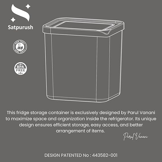 Fridge Storage Boxes (Pack of 6) Freezer & Refrigerator