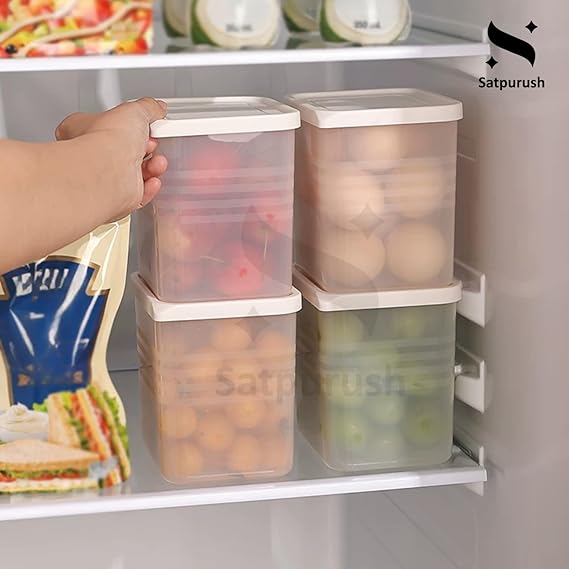 Fridge Storage Boxes (Pack of 6) Freezer & Refrigerator