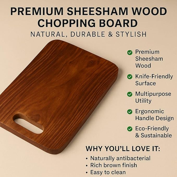 Cutting Board & Serving Tray for Kitchen