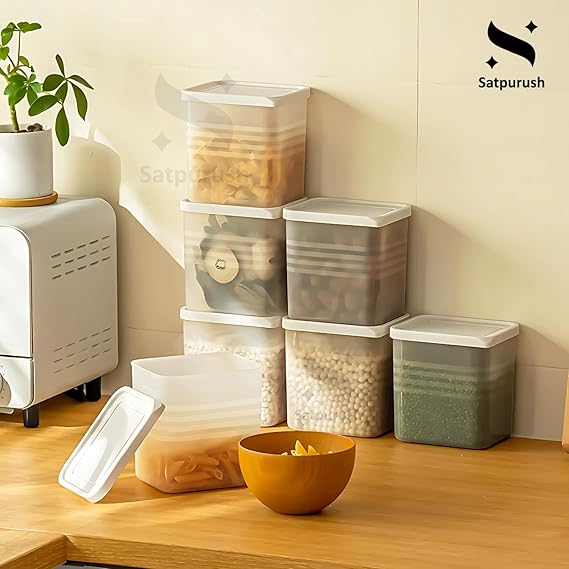 Fridge Storage Boxes (Pack of 6) Freezer & Refrigerator