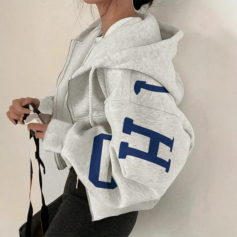 Women's Casual Fashion Printing All-matching Top